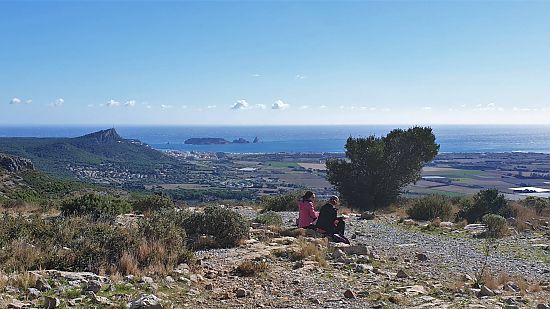 L'Estartit i les Illes Medes des del Castell del Montgrí